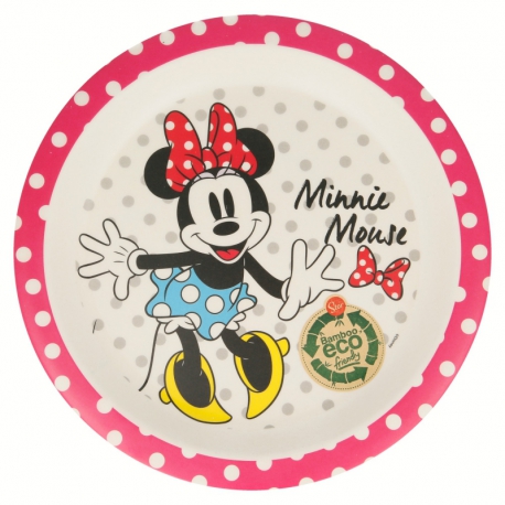 PLATO BAMBU MINNIE MOUSE - DISNEY - GLAM DOTS