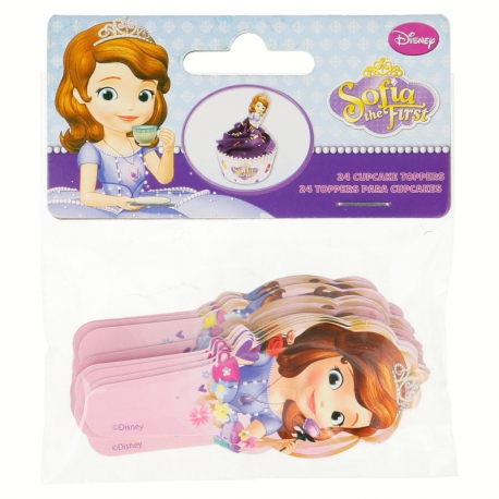 SET 24 TOPPERS DE PAPEL EN BOLSA SOFIA BAKERY