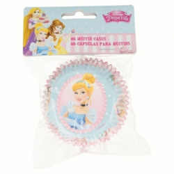 SET 60 CÁPSULAS PARA MUFFINS EN BOLSA PRINCESAS DISNEY BAKERY