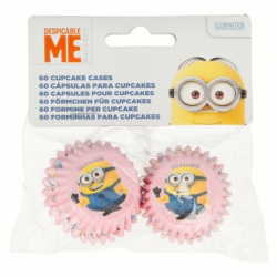 SET 60 CÁPSULAS PARA MINI CUPCAKES EN BOLSA MINIONS BAKERY