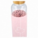 GLASS BOTTLE WITH SILICONE COVER 585 ML MICKEY