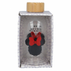 SMALL GLASS BOTTLE 620 ML MINNIE