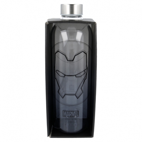 LARGE GLASS BOTTLE 1030 ML MARVEL
