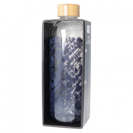 LARGE GLASS BOTTLE 1030 ML STAR WARS