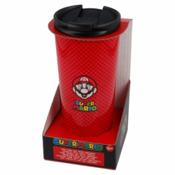 INSULATED STAINLESS STEEL COFFEE TUMBLER 425 ML SUPER MARIO