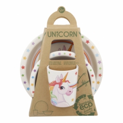 BAMBOO 3 PCS SET UNICORNS