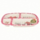 BAMBOO DIVIDED PLATE MINNIE MOUSE - DISNEY - GLAM DOTS