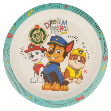 BAMBOO PLATE PAW PATROL BOY DREAM PATROL