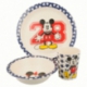 BAMBOO 3 PCS SET WITH RIM MICKEY MOUSE - DISNEY - ALL STAR