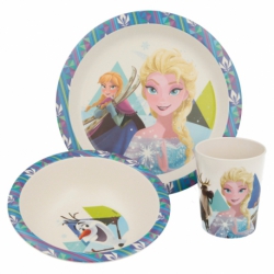 BAMBOO 3 PCS SET WITH RIM FROZEN BEST OF DISNEY