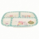 BAMBOO DIVIDED PLATE PEPPA PIG MAGICAL