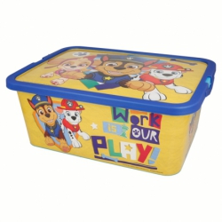 STORAGE CLICK BOX 13 L PAW PATROL BOY PLAIN