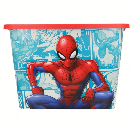 STORAGE CLICK BOX 23 L SPIDERMAN COMIC BOOK