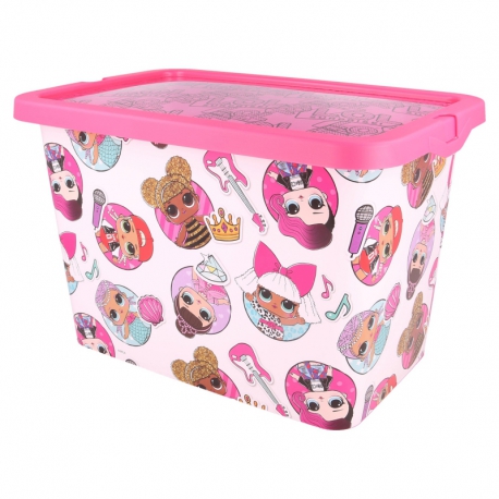 STORAGE CLICK BOX 7 L LOL SURPRISE ROCK ON