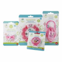 BASIC BABY PACK (PACIFIER, PACIFIER CASE, PACIFIER HOLDER AND TEETHER)| MINNIE PAINT POT