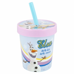 DAILY USE ICE CREAM TUB STRAW TUMBLER 560 ML |  FROZEN