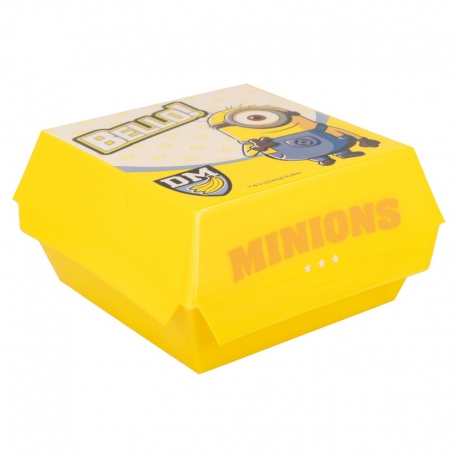 DAILY USE BURGER SANDWICH BOX MINIONS