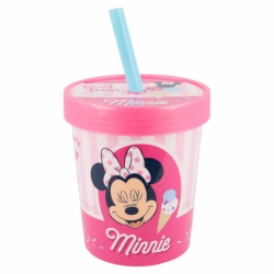 DAILY USE ICE CREAM TUB STRAW TUMBLER 560 ML |  MINNIE MOUSE - DISNEY -