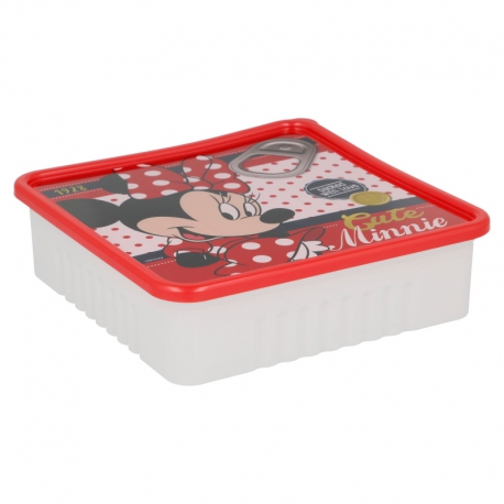DAILY USE SQUARE CAN SANDWICH BOX MINNIE MOUSE - DISNEY -