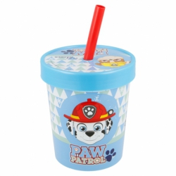 DAILY USE ICE CREAM TUB STRAW TUMBLER 560 ML |  PAW PATROL
