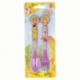 2 PCS PP CUTLERY SET TANGLED