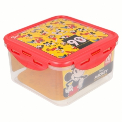 SQUARE HERMETIC FOOD CONTAINER 1400 ML |  MICKEY MOUSE - DISNEY - 90
