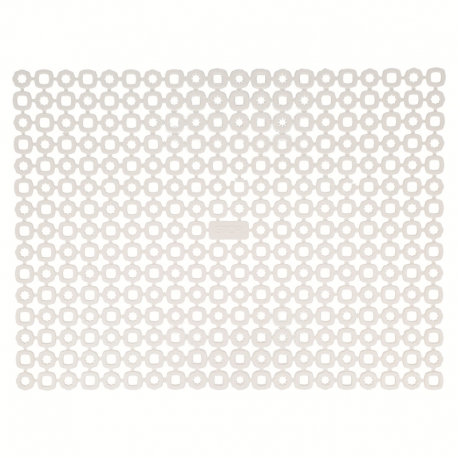WHITE ADAPTABLE DISH MAT (40 CM X 30CM)