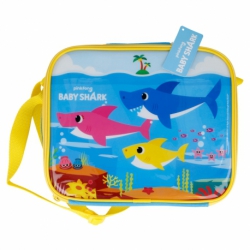 RECTANGULAR INSULATED BAG WITH STRAP BABY SHARK