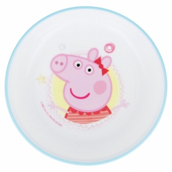 BICOLOR PREMIUM BOWL PEPPA PIG CORE