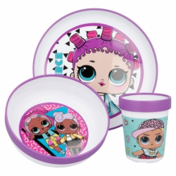 STOR SET ANTIDESLIZANTE PREMIUM BICOLOR 3 PCS LOL OH SO RADICAL