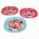 3 PCS PICNIC PP PLATE SET MINNIE MOUSE - DISNEY - BLOOM
