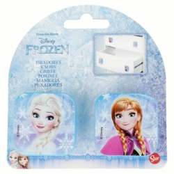 2 PCS. SET SQUARE STANDARD DORKNOBS FROZEN