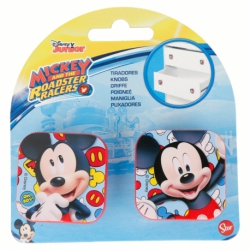 2 PCS. SET SQUARE STANDARD DORKNOBS MICKEY MOUSE - DISNEY -