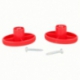 2 PCS. SET OVAL STANDARD DORKNOBS MICKEY MOUSE - DISNEY -