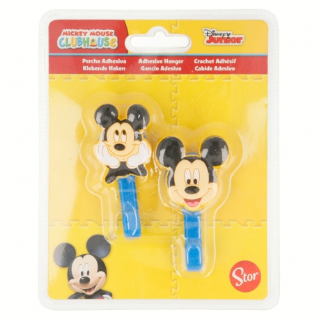 2 PCS. SET 3D LASER HANGERS MICKEY MOUSE - DISNEY -
