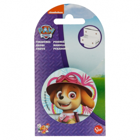 EASY  ROUND STANDARD DOOR KNOB PAW PATROL GIRL