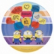 STOR PLATO MELAMINA SIN ORLA MINIONS II