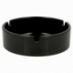 BLACK ROUND MELAMINE ASHTRAY (105X33 MM.)