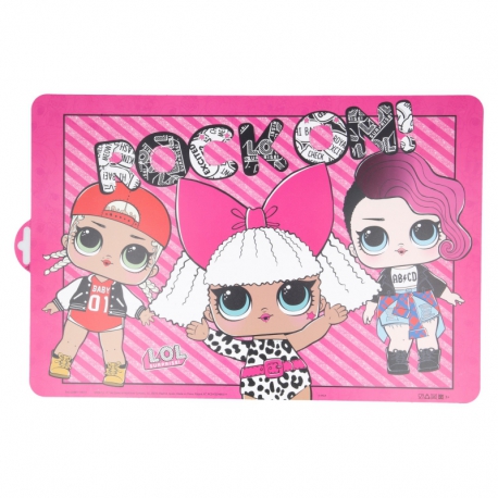 EASY PLACEMAT LOL SURPRISE ROCK ON