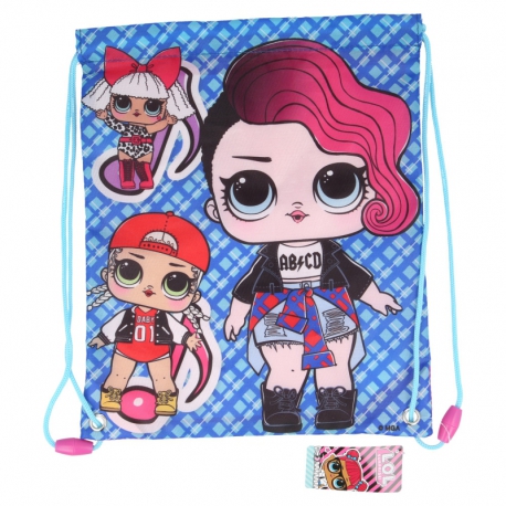 DRAWSTRING LUNCH BAG LOL SURPRISE ROCK ON