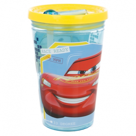 ROBOT TUMBLER 450 ML |  CARS RACE READY