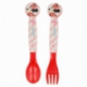 2 PCS PP CUTLERY SET MINNIE MOUSE - DISNEY - ELECTRIC DOLL