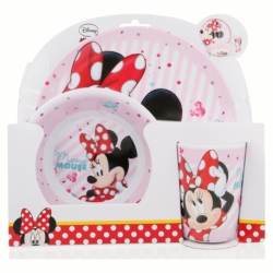 MELAMINE SET MINNIE MOUSE - DISNEY - ELECTRIC DOLL