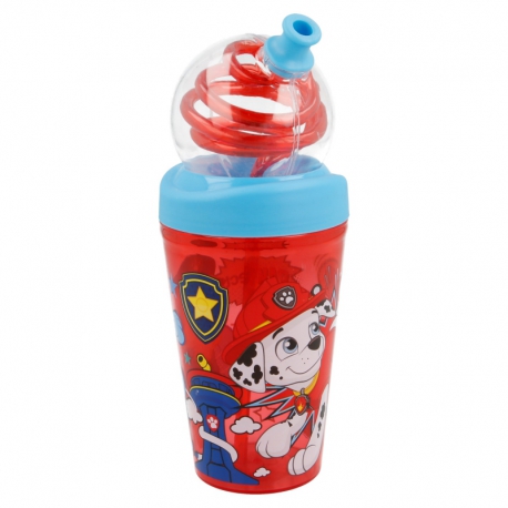 LOOPING STRAW TUMBLER 420 ML |  PAW PATROL COMIC