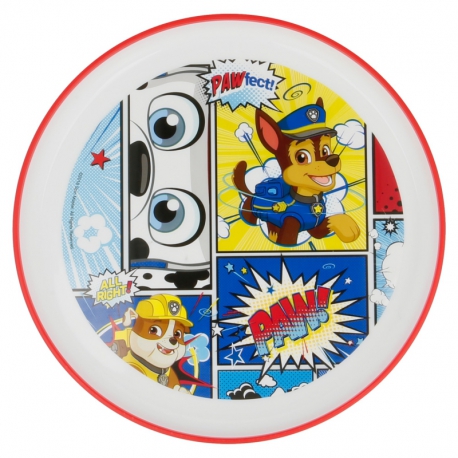 BICOLOR PREMIUM PLATE PAW PATROL COMIC