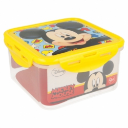 SQUARE HERMETIC FOOD CONTAINER 1400 ML |  MICKEY MOUSE - DISNEY - ICONS