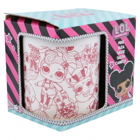 CERAMIC PR MUG 11 OZ IN GIFT BOX LOL SURPRISE ROCK ON