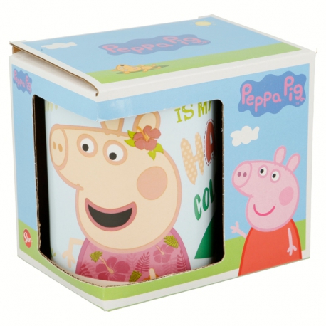 CERAMIC  MUG 11 OZ PEPPA PIG PINK FLAMINGO