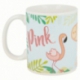 CERAMIC  MUG 11 OZ PEPPA PIG PINK FLAMINGO