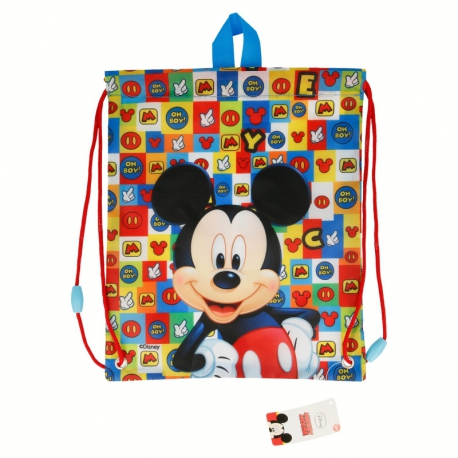 DRAWSTRING LUNCH BAG MICKEY MOUSE - DISNEY - ICONS